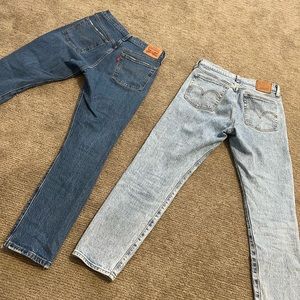 Two Pair size 28 Levi 501s